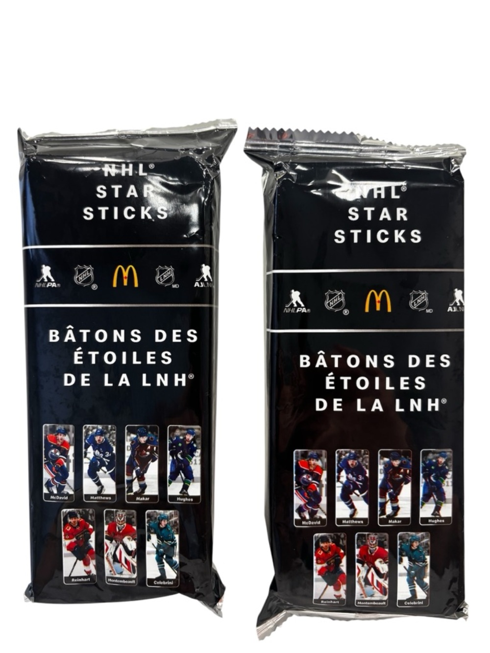 NEW 2026 McDonald’s NHL Star Sticks Bundle - Lot of 2 Sealed